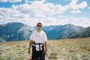 Bill on his outbound trip over Hope Pass at 12,600 feet above sea level