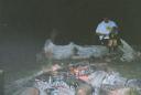 Bonfire at 11,900 feet - Hopeless aid station