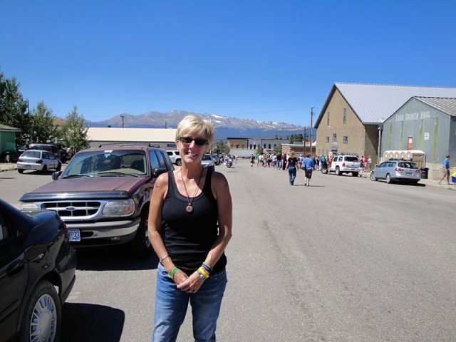 Jane Cox before the race