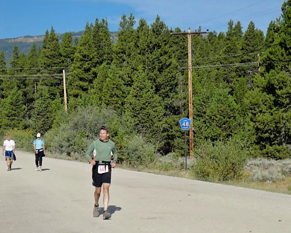 Bill at Sugarloafin Campground with 4 miles to go