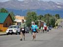 Bill Thom approaches the finish line