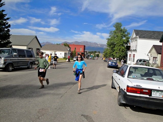 Michelle paces Bill to the Leadville finish line