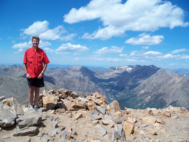 Lung expanding mountain training on Mt. Elbert before the Leadville Trail 100