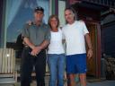 Tom Schnitzius with Beth and Larry Hall