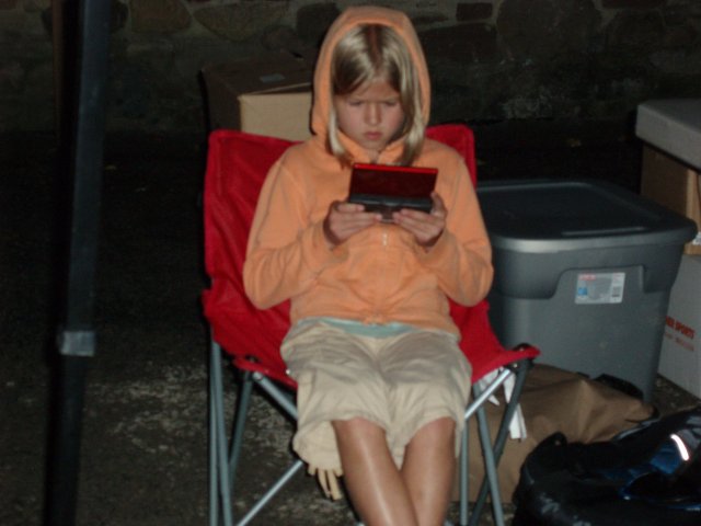 Jackie enjoys DS