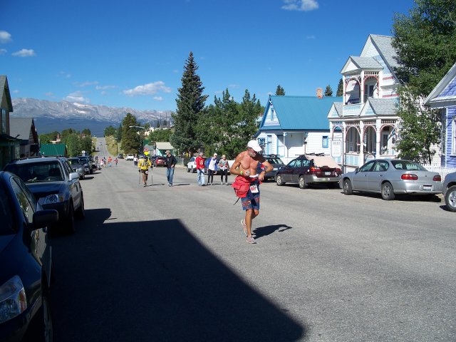 Matt Mahoney  on 6th Street nearing the finish line : Sunday August 22, 2010