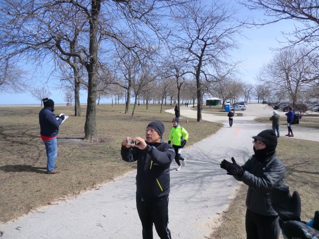 Saturday March 26, 2011 : Hanging out at the Finish