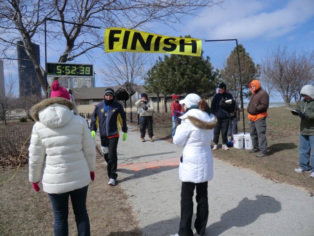 Saturday March 26, 2011 : Hanging out at the Finish