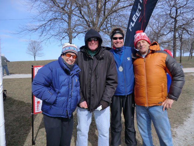 Saturday March 26, 2011 : Hanging out at the Finish