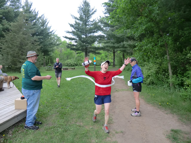 Mary's Solo Ice Age Trail 50 Mile Run : Saturday May 28, 2011