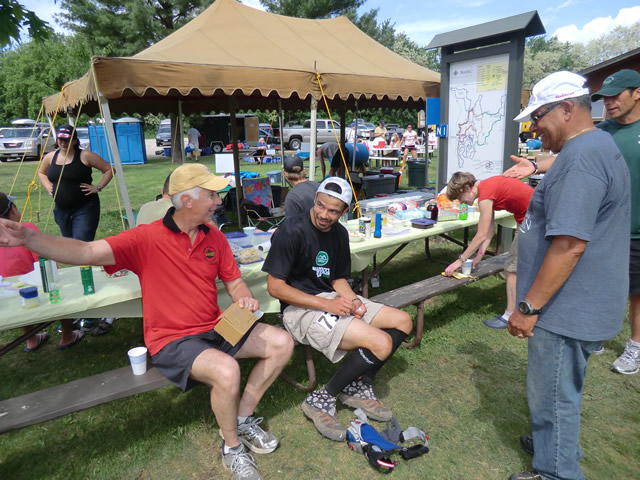 Sunday Morning at the Finish : Sunday June 5, 2011