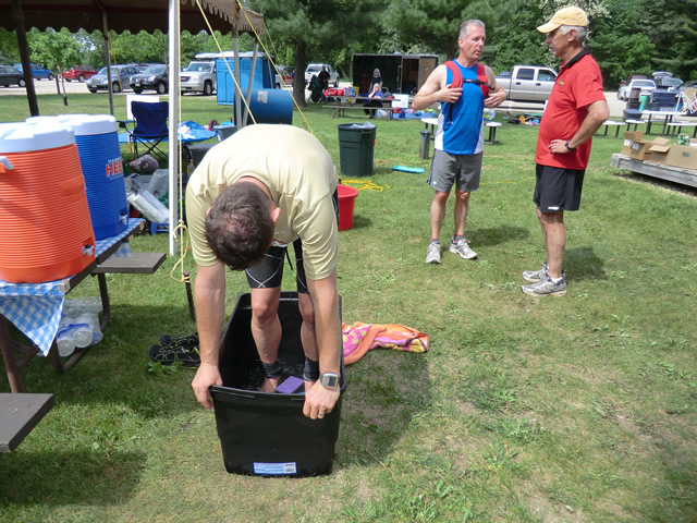 Sunday Morning at the Finish : Sunday June 5, 2011