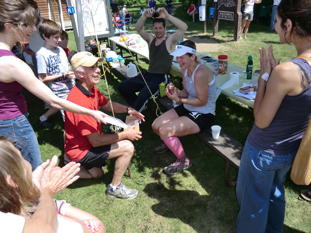 Sunday Morning at the Finish : Sunday June 5, 2011