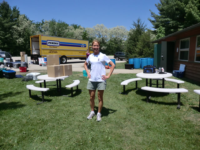 Sunday Morning at the Finish : Sunday June 5, 2011