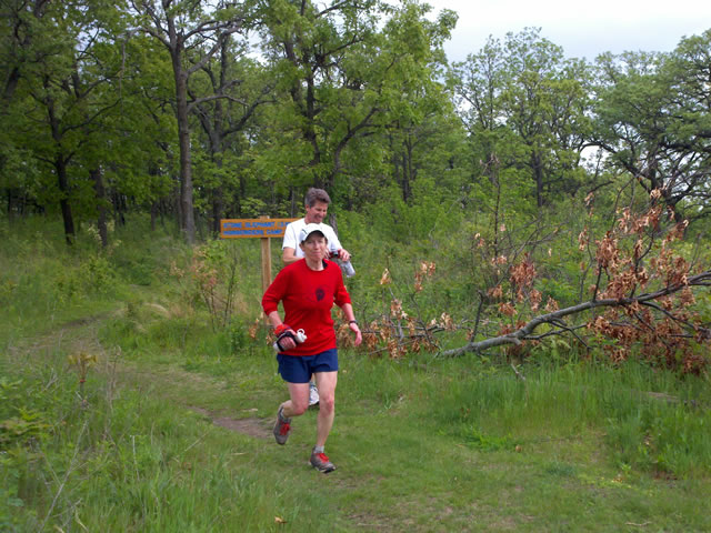 Mary's Solo Ice Age Trail 50 Mile Run : Saturday May 28, 2011