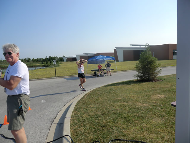 Saturday June 30, 2012 - Runners making the finish of The Great 8K!