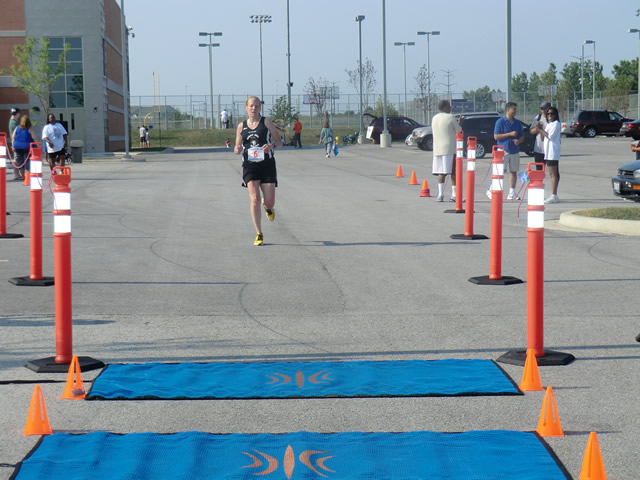 Saturday June 30, 2012 - Runners making the finish of The Great 8K!