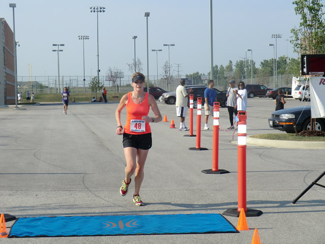Saturday June 30, 2012 - Runners making the finish of The Great 8K!