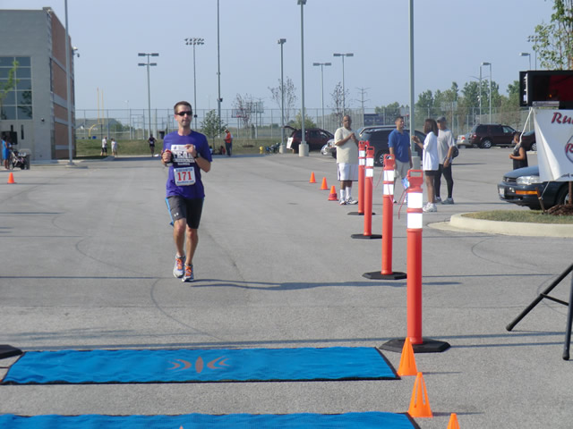 Saturday June 30, 2012 - Runners making the finish of The Great 8K!
