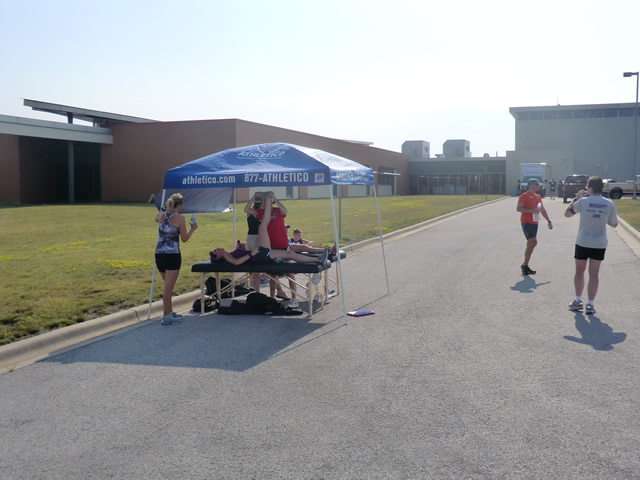 Saturday June 30, 2012 - Runners making the finish of The Great 8K!