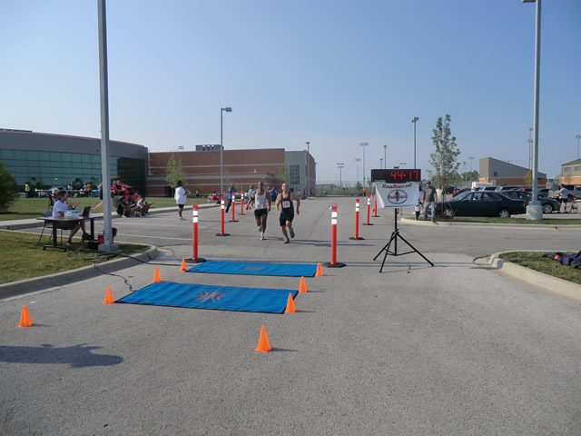 Saturday June 30, 2012 - Runners making the finish of The Great 8K!