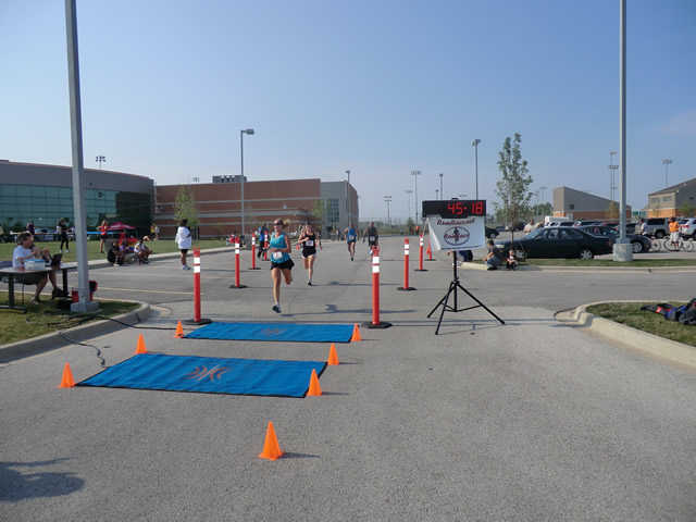 Saturday June 30, 2012 - Runners making the finish of The Great 8K!