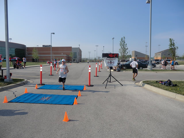 Saturday June 30, 2012 - Runners making the finish of The Great 8K!