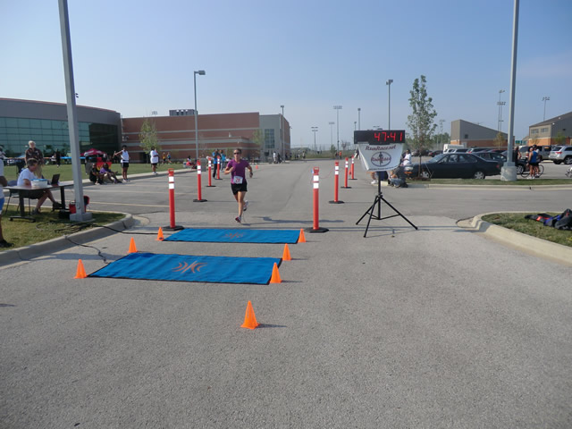 Saturday June 30, 2012 - Runners making the finish of The Great 8K!