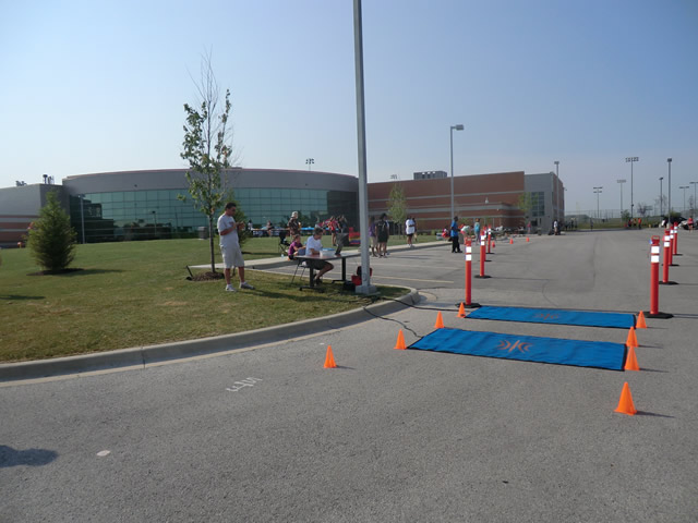 Saturday June 30, 2012 - Runners making the finish of The Great 8K!