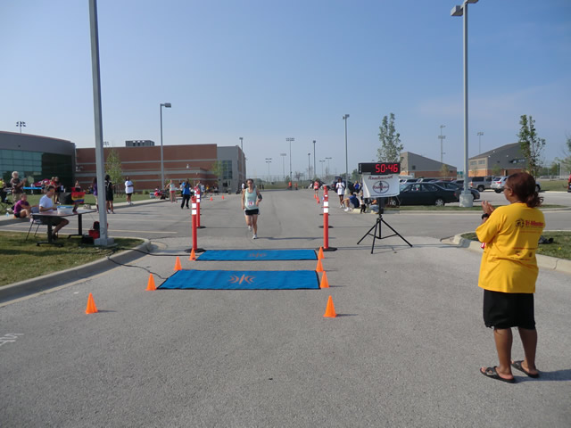 Saturday June 30, 2012 - Runners making the finish of The Great 8K!