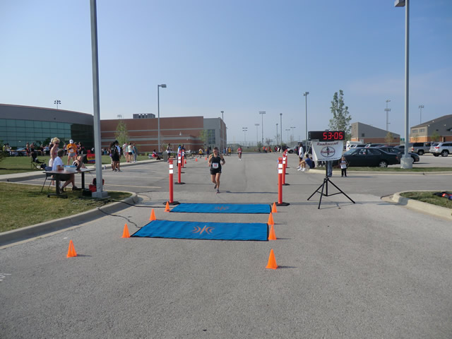 Saturday June 30, 2012 - Runners making the finish of The Great 8K!