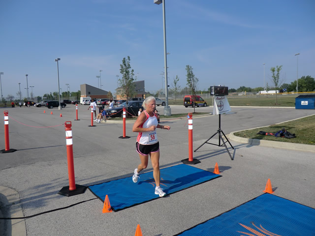 Saturday June 30, 2012 - Runners making the finish of The Great 8K!