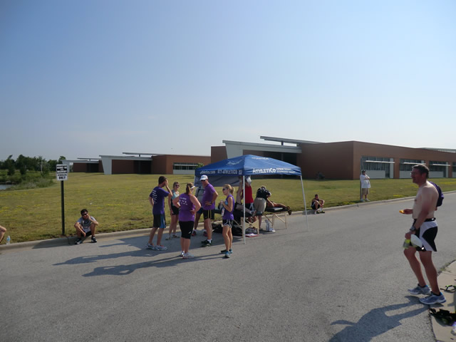 Saturday June 30, 2012 - Runners making the finish of The Great 8K!