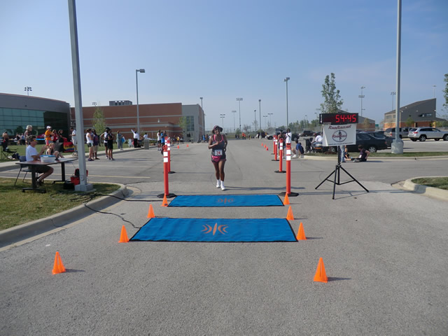 Saturday June 30, 2012 - Runners making the finish of The Great 8K!