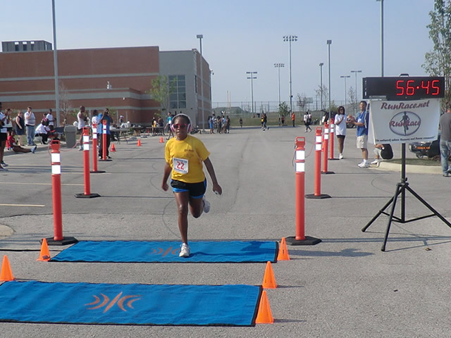 Saturday June 30, 2012 - Runners making the finish of The Great 8K!