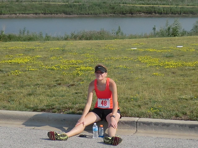 Saturday June 30, 2012 - Runners making the finish of The Great 8K!