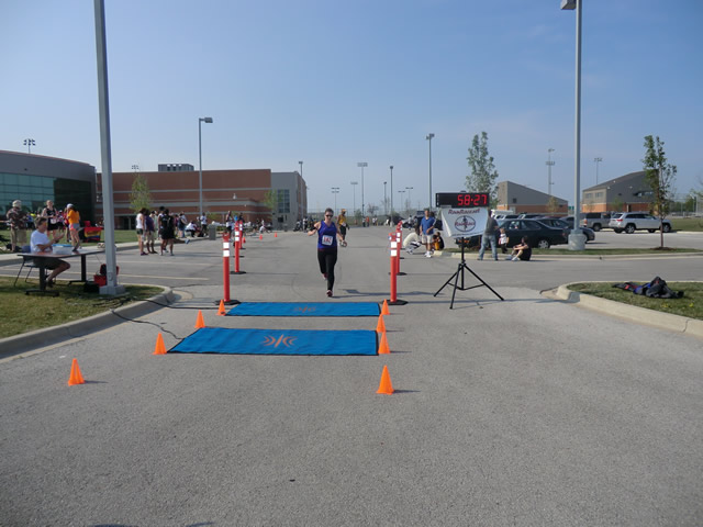 Saturday June 30, 2012 - Runners making the finish of The Great 8K!