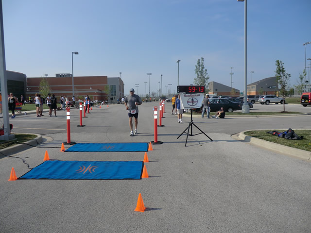 Saturday June 30, 2012 - Runners making the finish of The Great 8K!