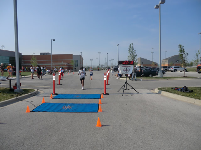 Saturday June 30, 2012 - Runners making the finish of The Great 8K!