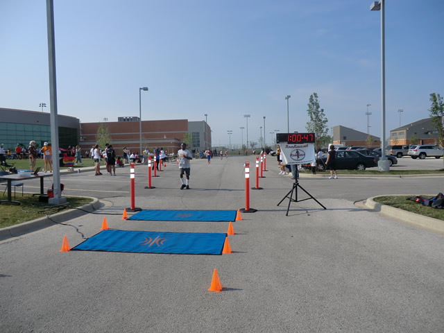 Saturday June 30, 2012 - Runners making the finish of The Great 8K!