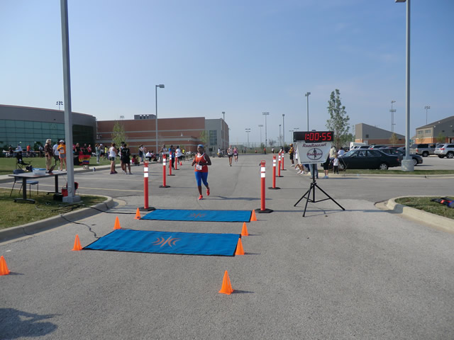 Saturday June 30, 2012 - Runners making the finish of The Great 8K!