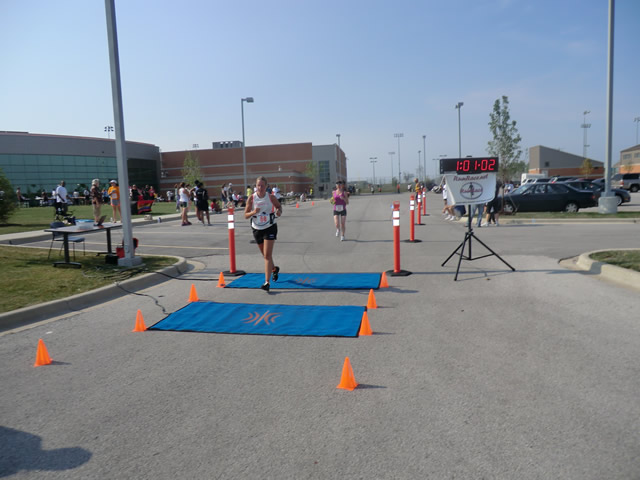 Saturday June 30, 2012 - Runners making the finish of The Great 8K!