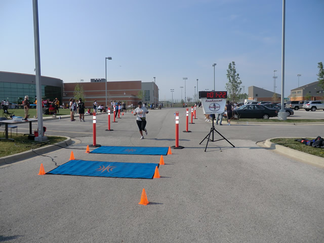 Saturday June 30, 2012 - Runners making the finish of The Great 8K!