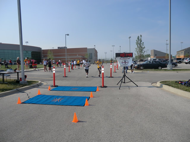 Saturday June 30, 2012 - Runners making the finish of The Great 8K!