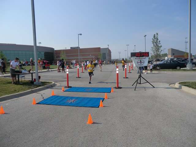 Saturday June 30, 2012 - Runners making the finish of The Great 8K!
