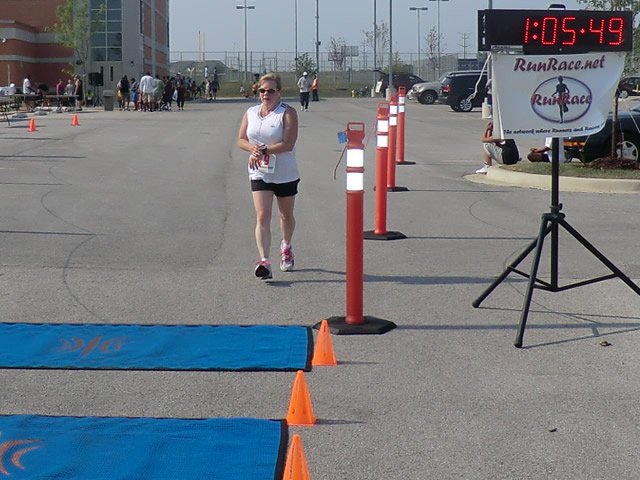 Saturday June 30, 2012 - Runners making the finish of The Great 8K!