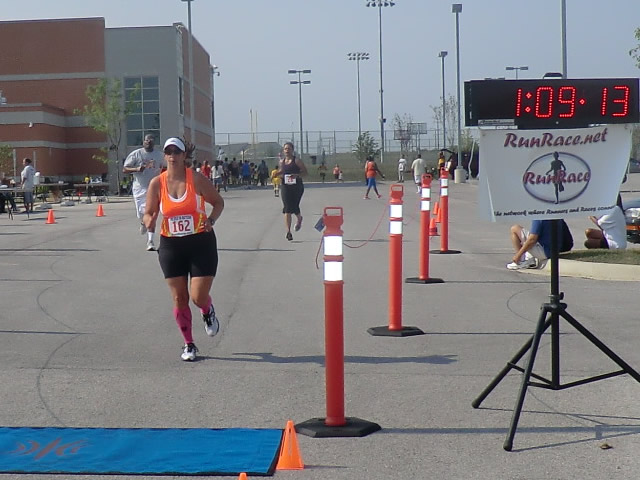 Saturday June 30, 2012 - Runners making the finish of The Great 8K!