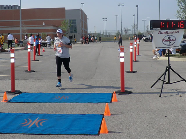 Saturday June 30, 2012 - Runners making the finish of The Great 8K!