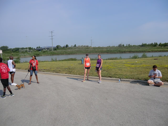 Saturday June 30, 2012 - Runners making the finish of The Great 8K!