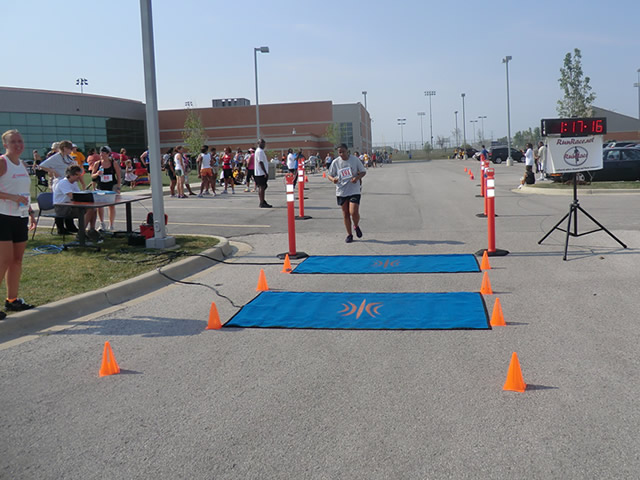 Saturday June 30, 2012 - Runners making the finish of The Great 8K!